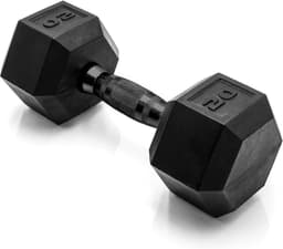 Rubber Coated Dumbbell — Home Gym Weight