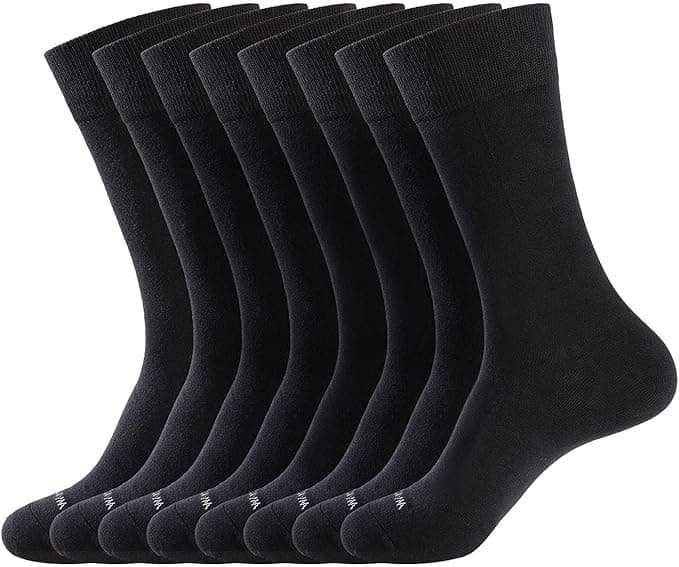 Solid Cotton Dress Trouser Socks - Halal gift for Muslim men